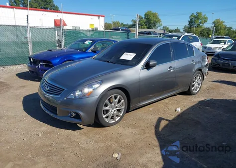 2012 Infiniti G37X from USA, damaged, VIN JN1CV6AR5CM674563
